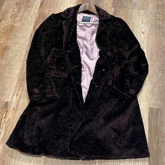 SOLD- Hillary Radley Luxe Faux Fur Coat - Elegant & Warm! Size M - Picture 7 of 7